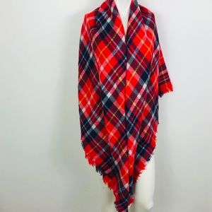 Large Plaid Wrap